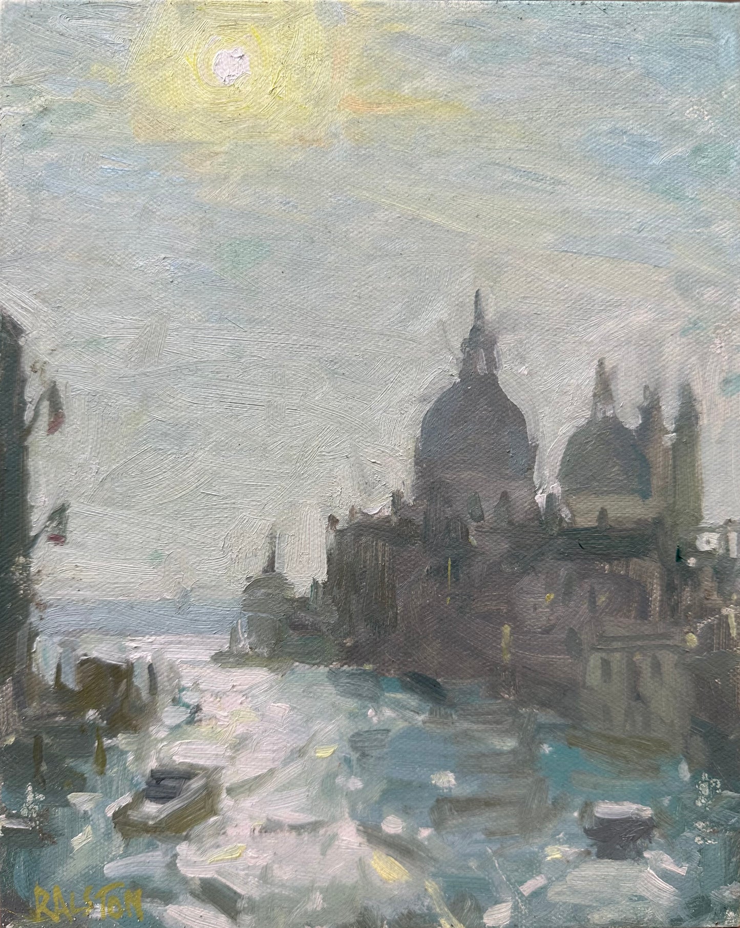 Rising Sun from the Accademia