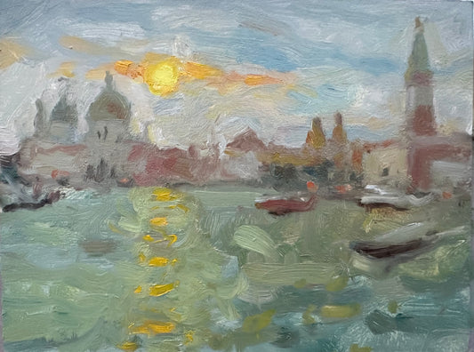 Setting Sun on the Grand Canal