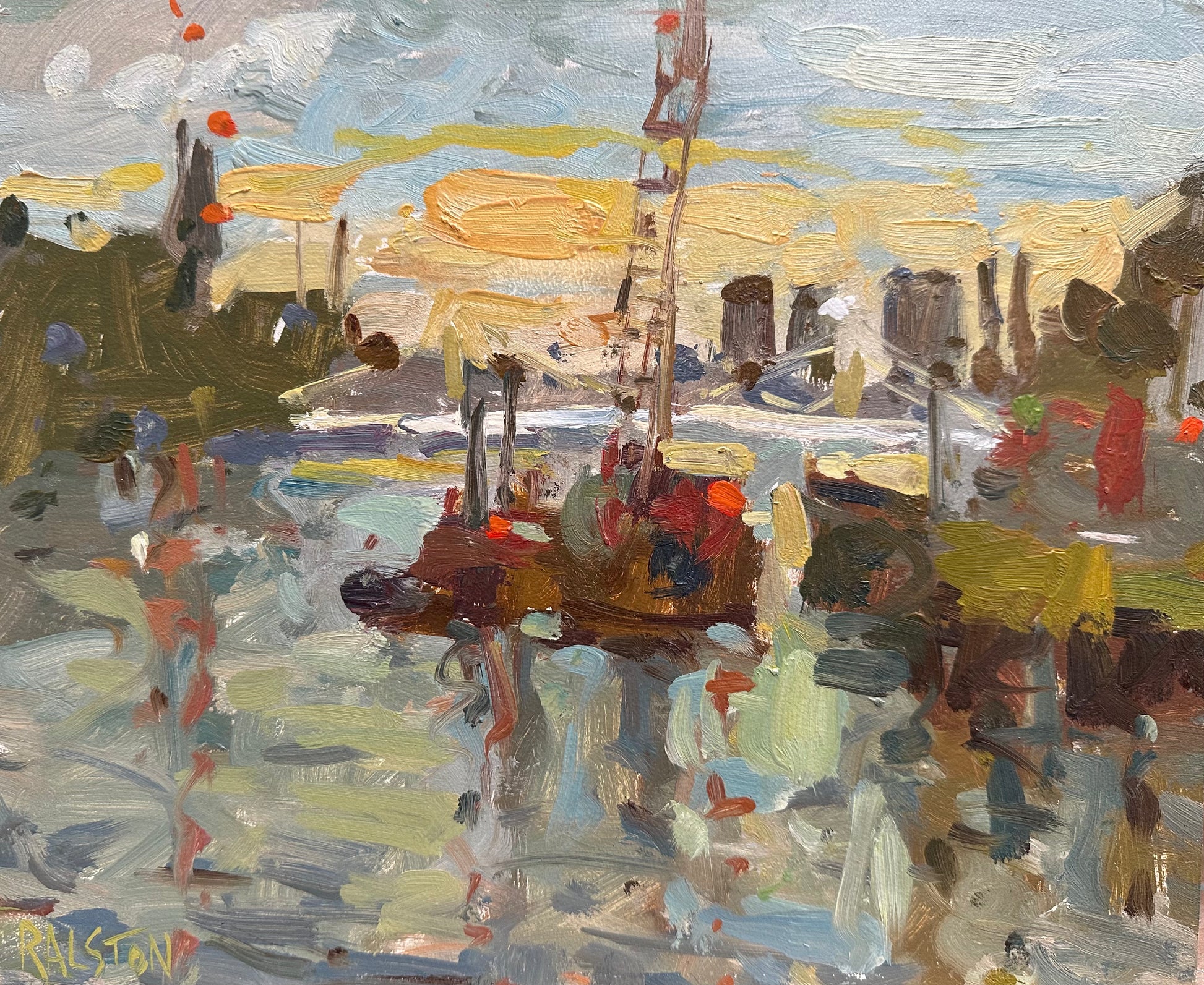 Chelsea Ralston Sunset from Chelsea Bridge – Adam Ralston ROI