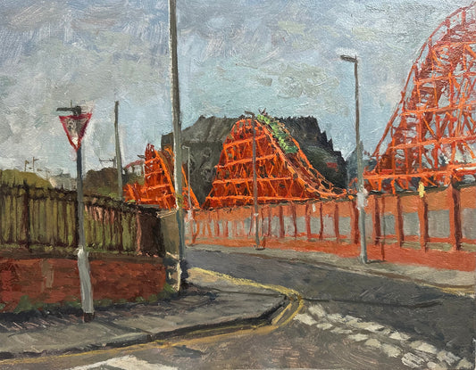 Nickelodeon-streak-original-painting-of-the-pleasure-beach